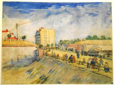 Entrance to Paris with a Horsecar by Vincent van Gogh